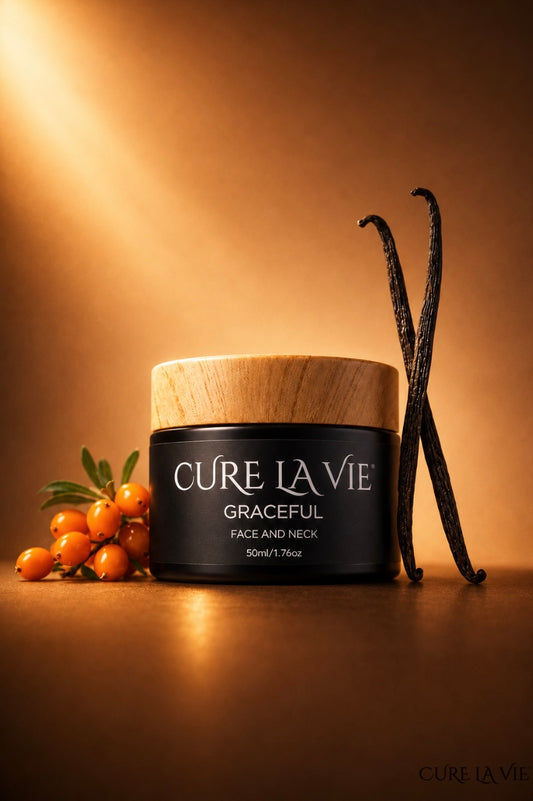 Cure La Vie GRACEFUL night crème 50ml with vanilla beans and Sea Buckthorn berries