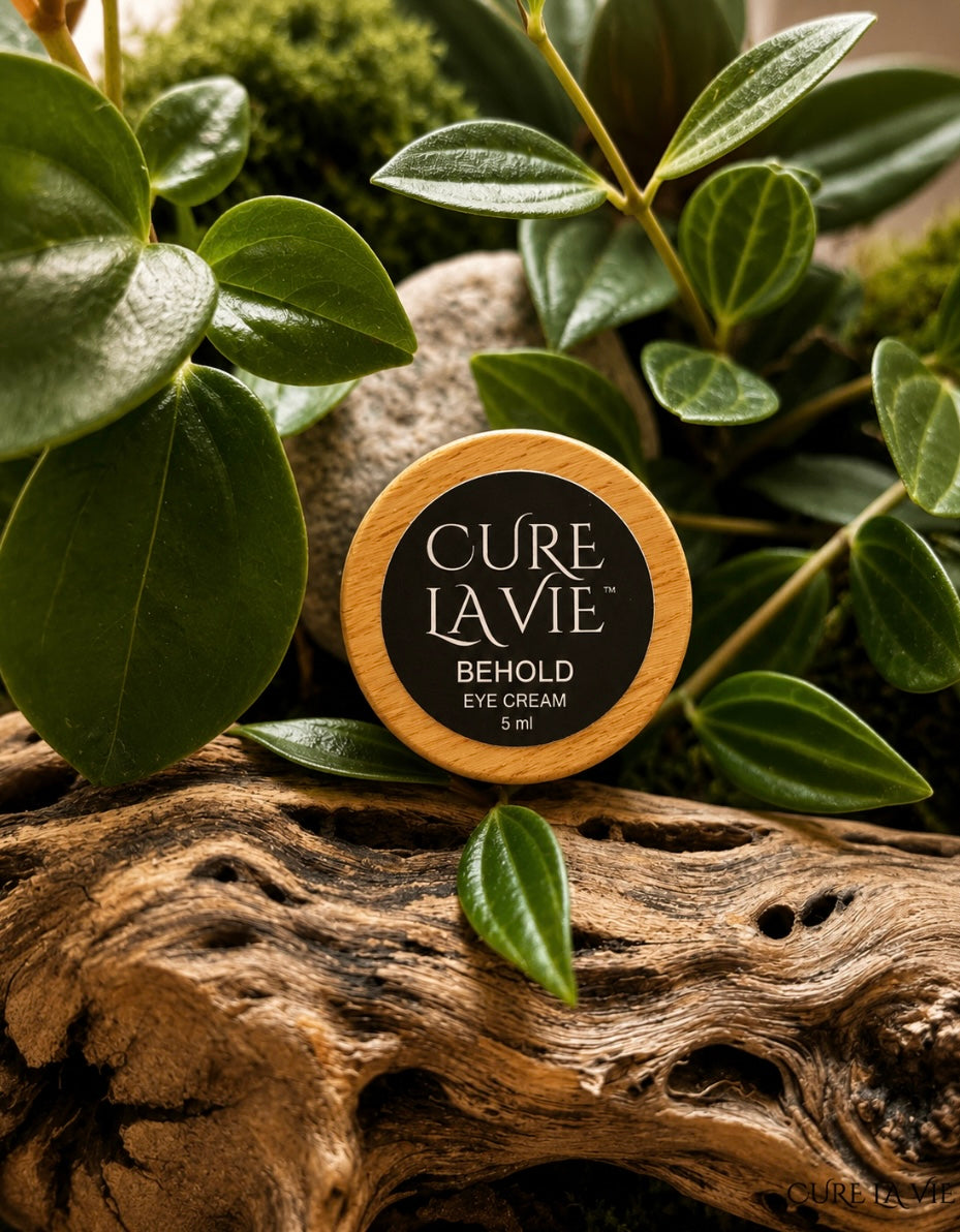 Cure La Vie BEHOLD eye crème 5ml with lamb tallow butterfly pea flower and blue tansy