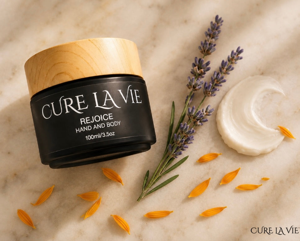 Cure La Vie REJOICE signature body crème 100ml with grass-fed tallow and organic botanicals