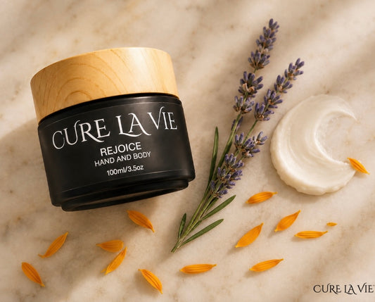 Cure La Vie REJOICE signature body crème 100ml with grass-fed tallow and organic botanicals